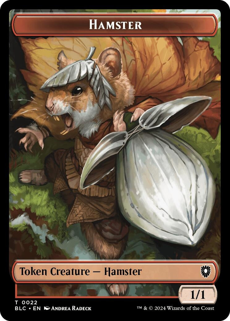 Image for Hamster // City's Blessing Double-Sided Token (22 // 40) - Magic: The Gathering