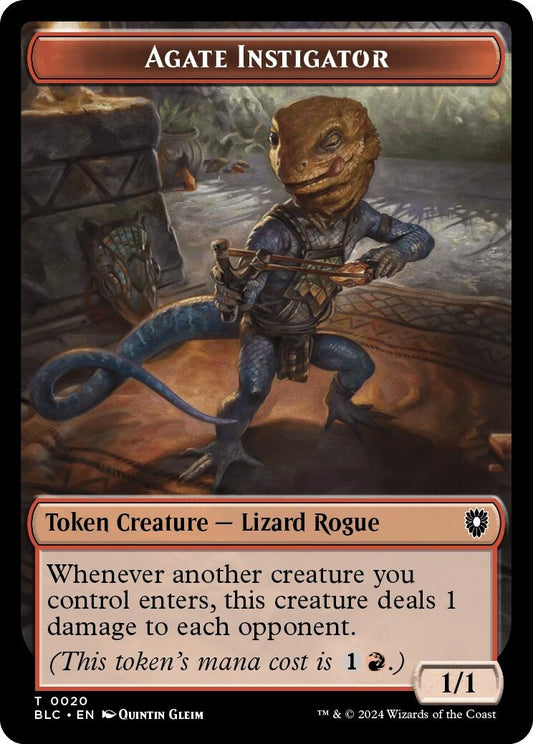 Agate Instigator // Rabbit Double-Sided Token (20 // 3)