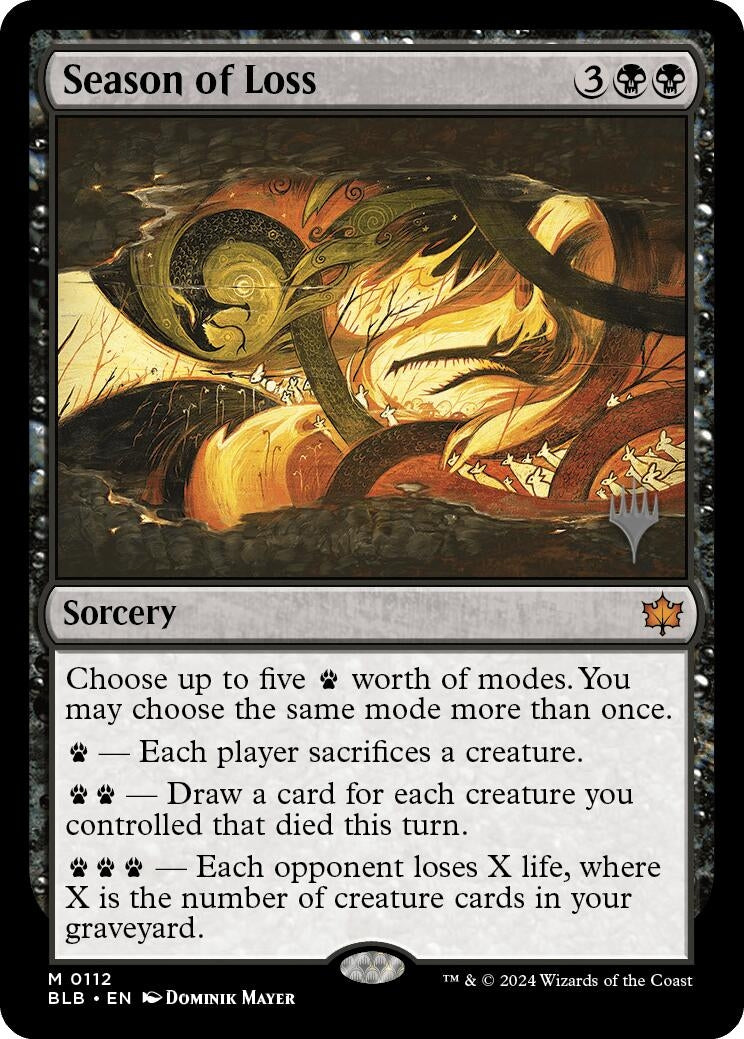 Image for Season of Loss (112) - Magic: The Gathering