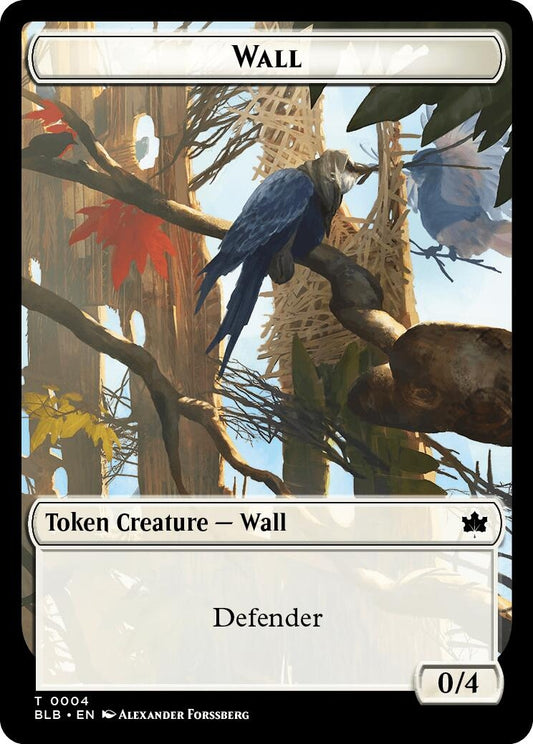Image for Wall Token (4) - Magic: The Gathering