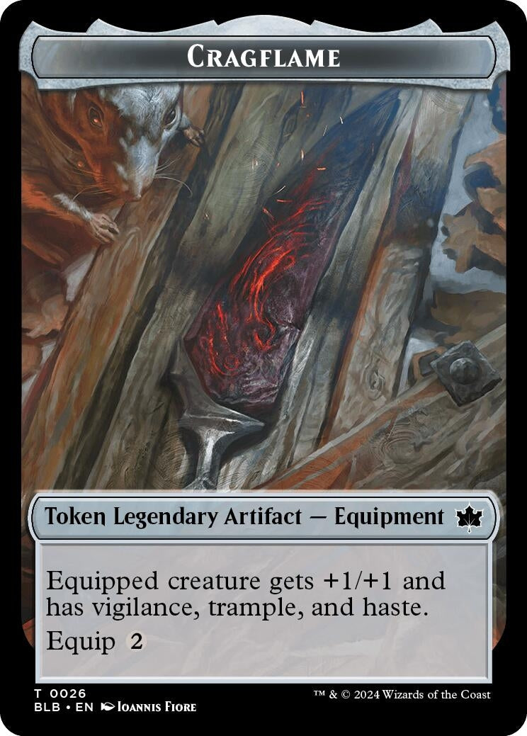 Image for Cragflame Token (26) - Magic: The Gathering
