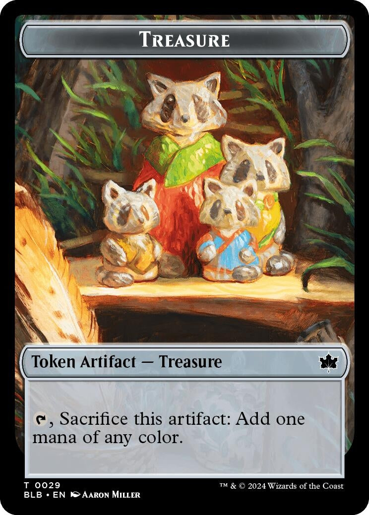 Image for Treasure // Steampath Charger Double-Sided Token (29 // 19) - Magic: The Gathering