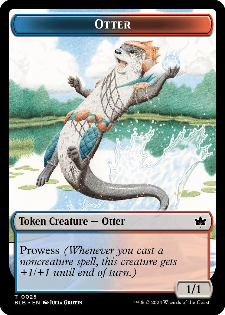 Image for Otter // Copy Double-Sided Token (25 // 1) - Magic: The Gathering