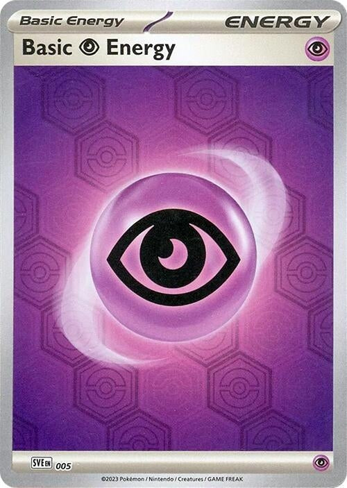 Image for Basic Psychic Energy (5) - Pokemon