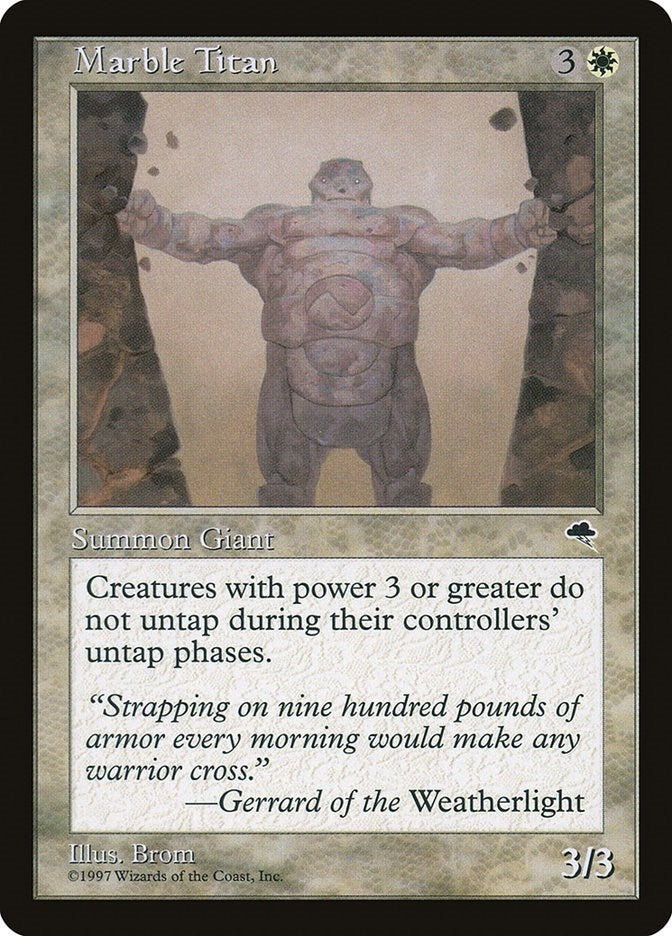 Image for Marble Titan (28) - Magic: The Gathering