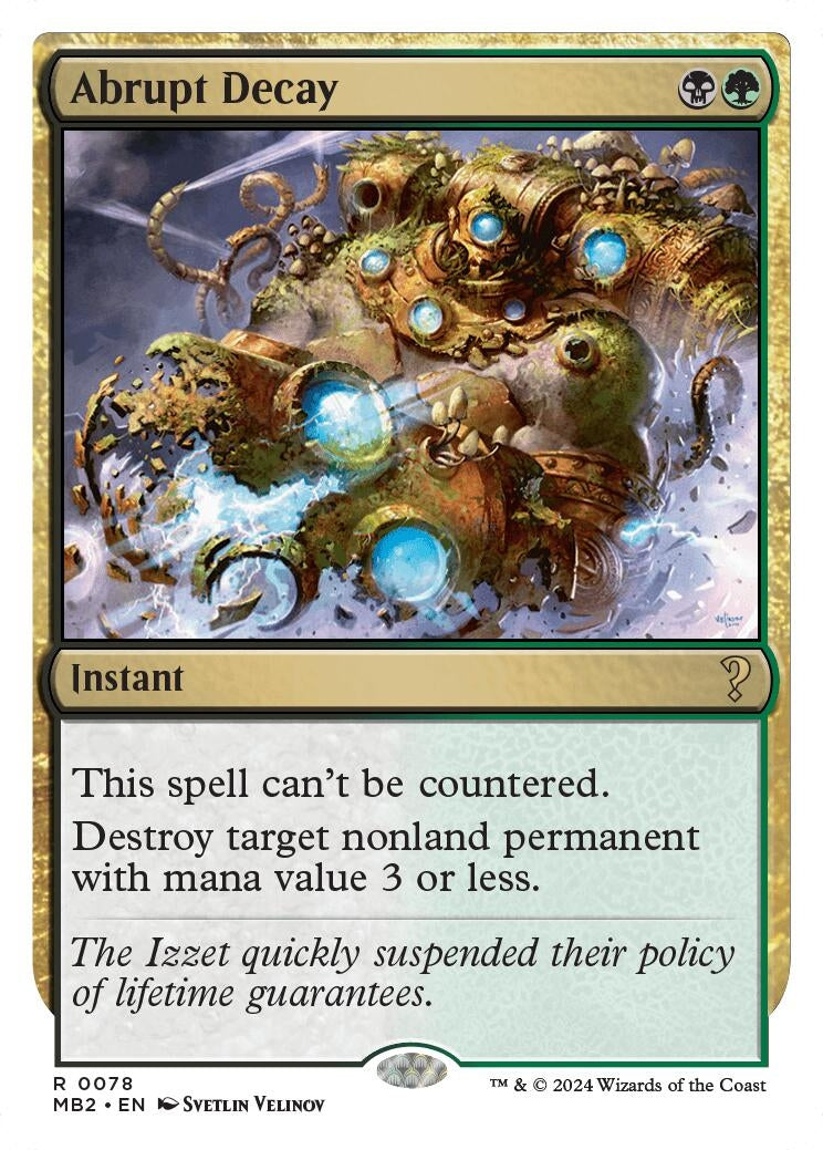 Abrupt Decay (White Border) (78)