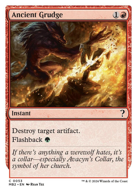 Ancient Grudge (White Border) (53)