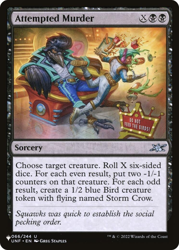 Image for Attempted Murder (066/244) - Magic: The Gathering