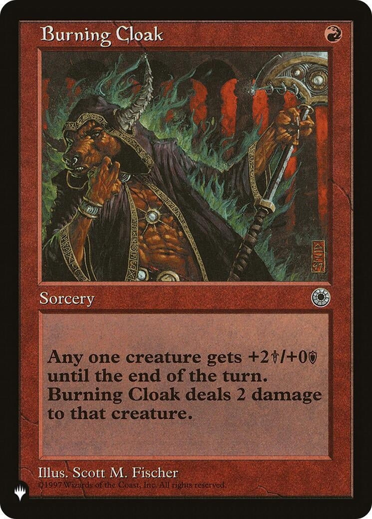 Image for Burning Cloak - Magic: The Gathering