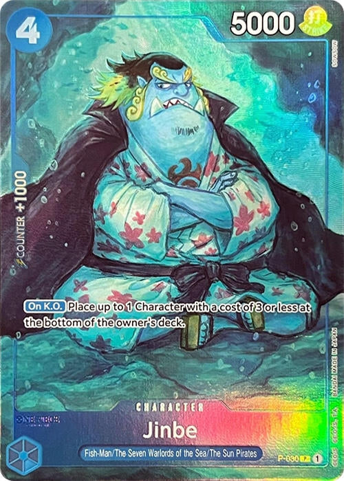 Image for Jinbe (Premium Card Collection -BANDAI CARD GAMES Fest. 23-24 Edition-) (P-030) - One Piece Card Game