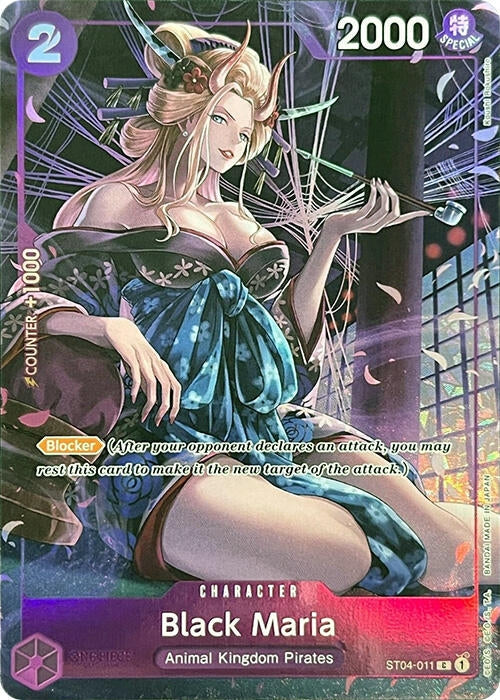 Image for Black Maria (Premium Card Collection -BANDAI CARD GAMES Fest. 23-24 Edition-) (ST04-011) - One Piece Card Game