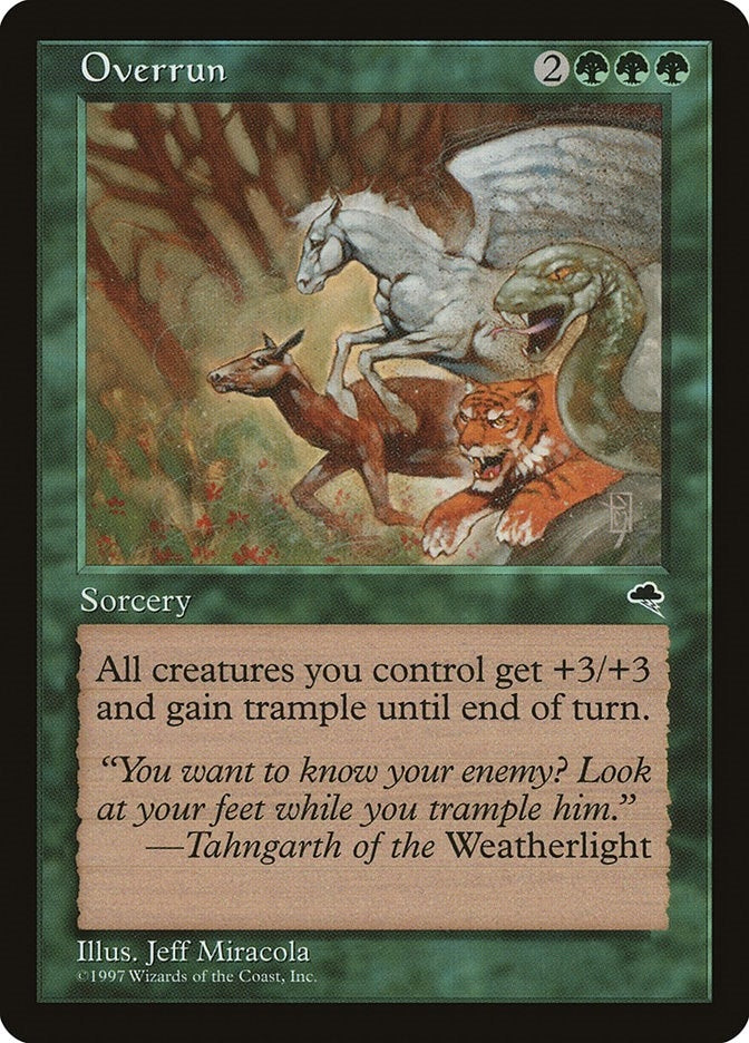 Image for Overrun (243) - Magic: The Gathering