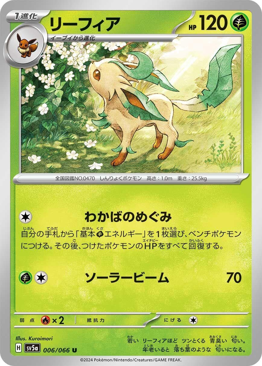 Image for Leafeon (006/066) - Pokemon Japan