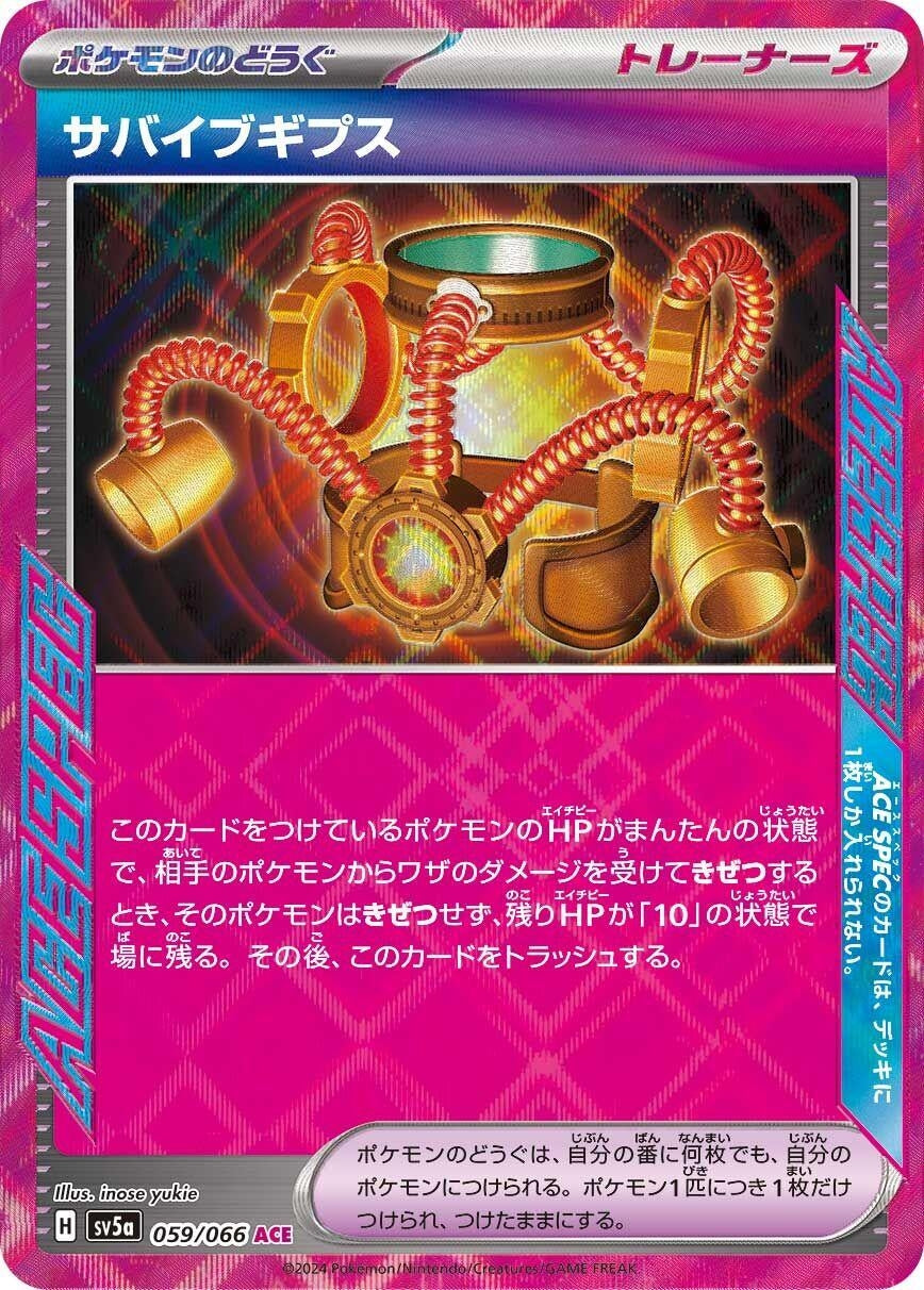 Image for Survival Brace (059/066) - Pokemon Japan