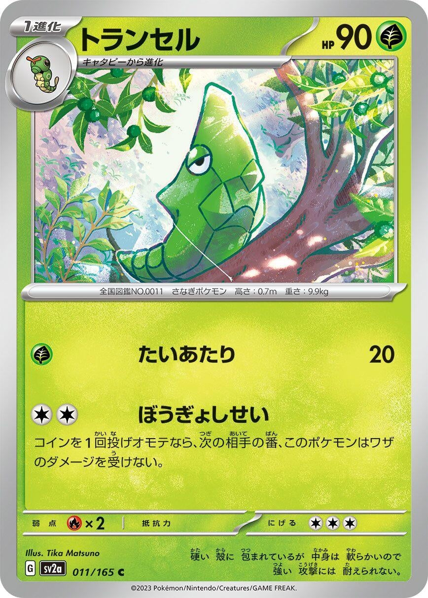 Image for Metapod (011/165) - Pokemon Japan