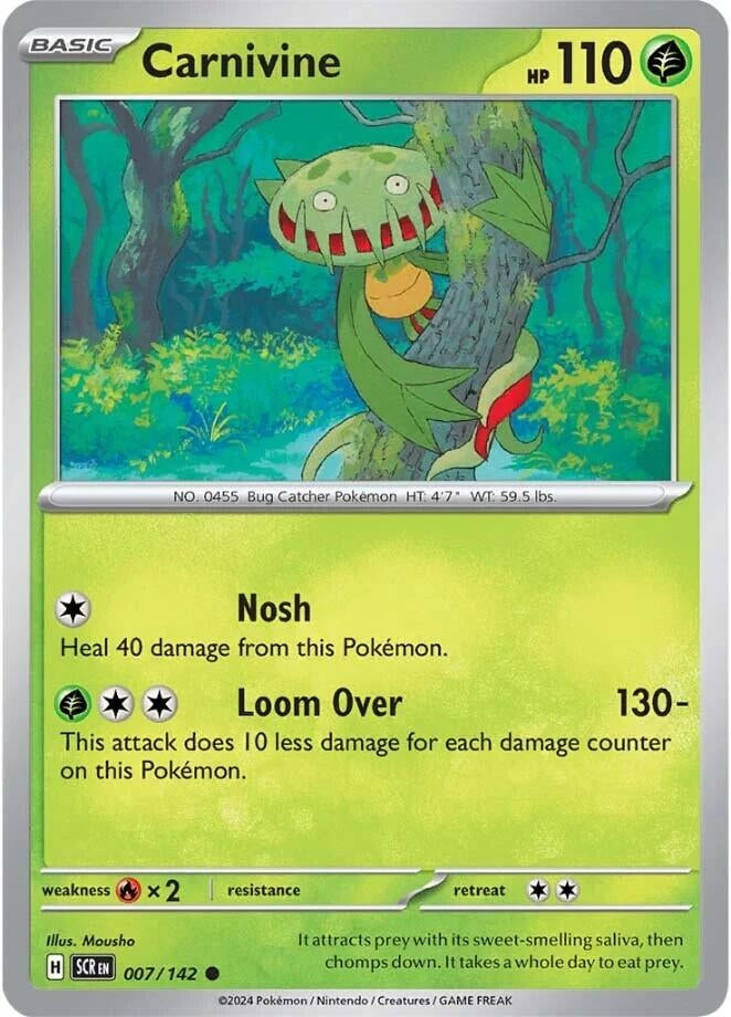 Image for Carnivine (007/142) - Pokemon