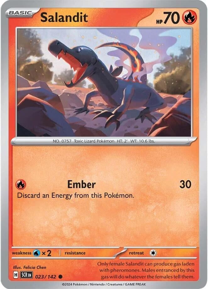 Image for Salandit (023/142) - Pokemon