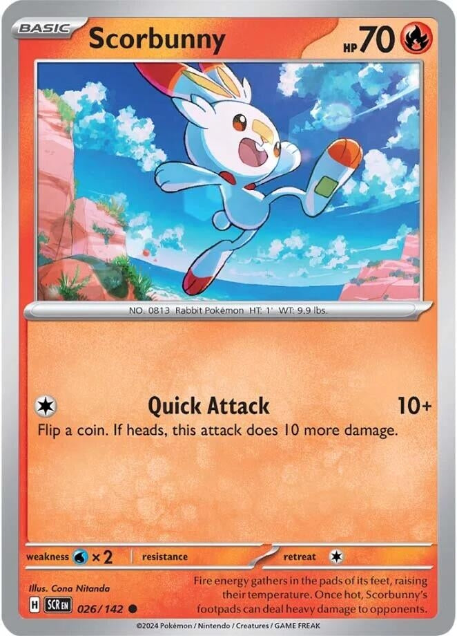 Image for Scorbunny (026/142) - Pokemon