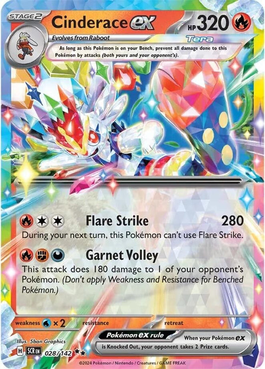 Image for Cinderace ex (028/142) - Pokemon