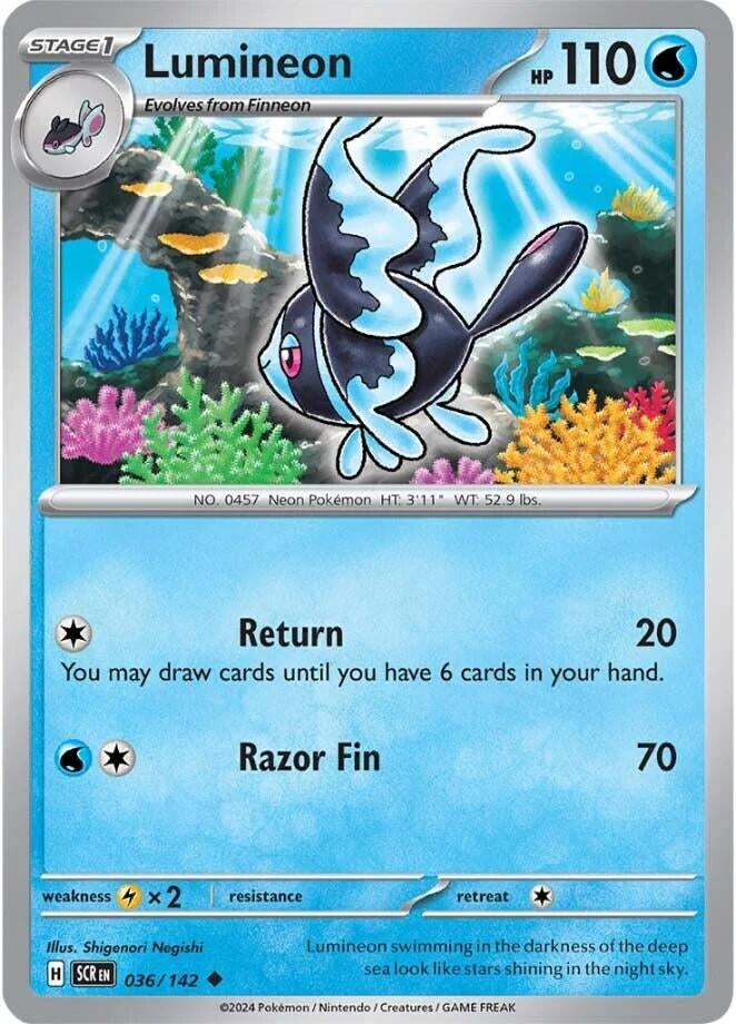 Image for Lumineon (036/142) - Pokemon