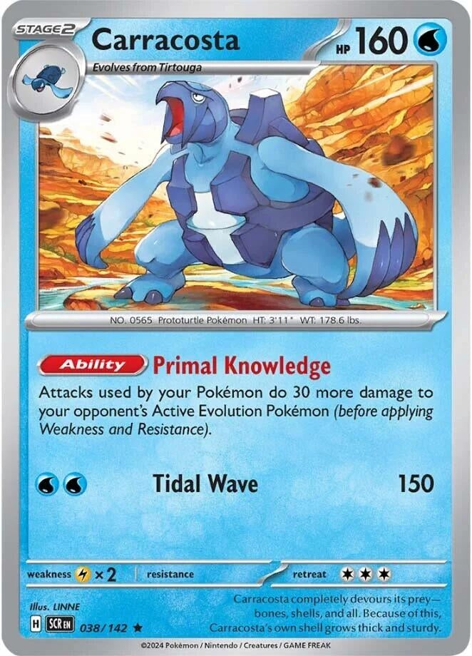 Image for Carracosta (038/142) - Pokemon