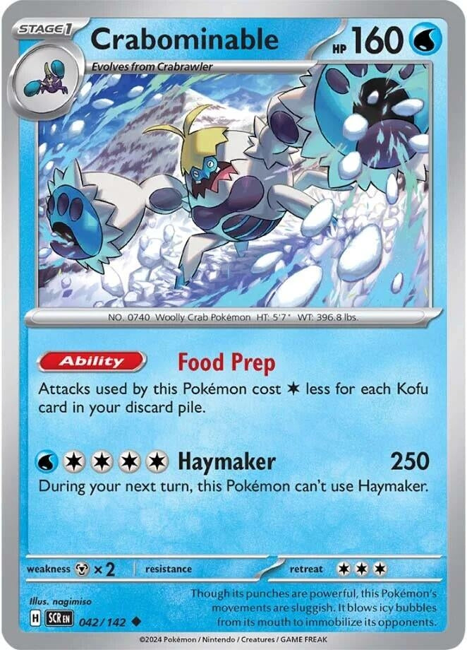Image for Crabominable (042/142) - Pokemon