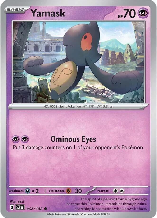 Image for Yamask (062/142) - Pokemon