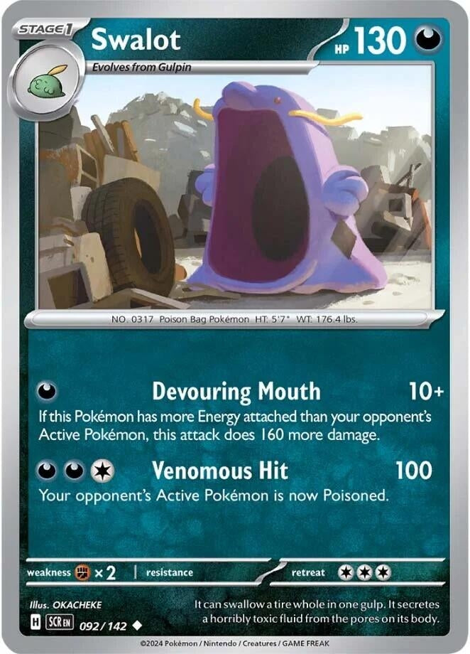 Image for Swalot (092/142) - Pokemon