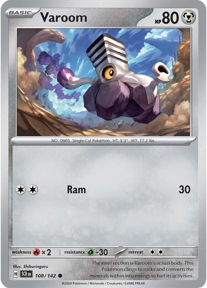 Image for Varoom (108/142) - Pokemon