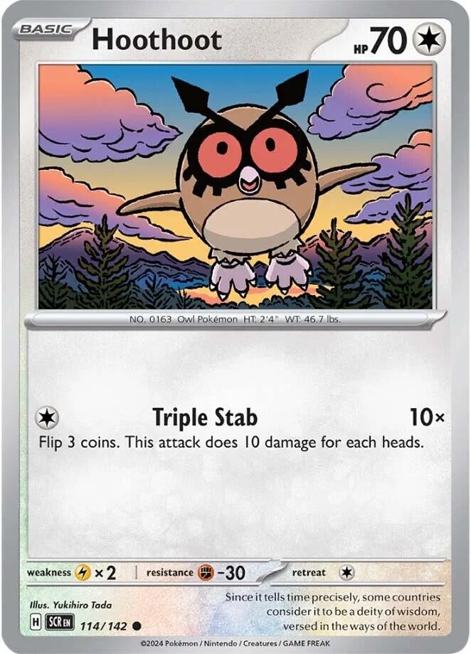 Image for Hoothoot (114/142) - Pokemon