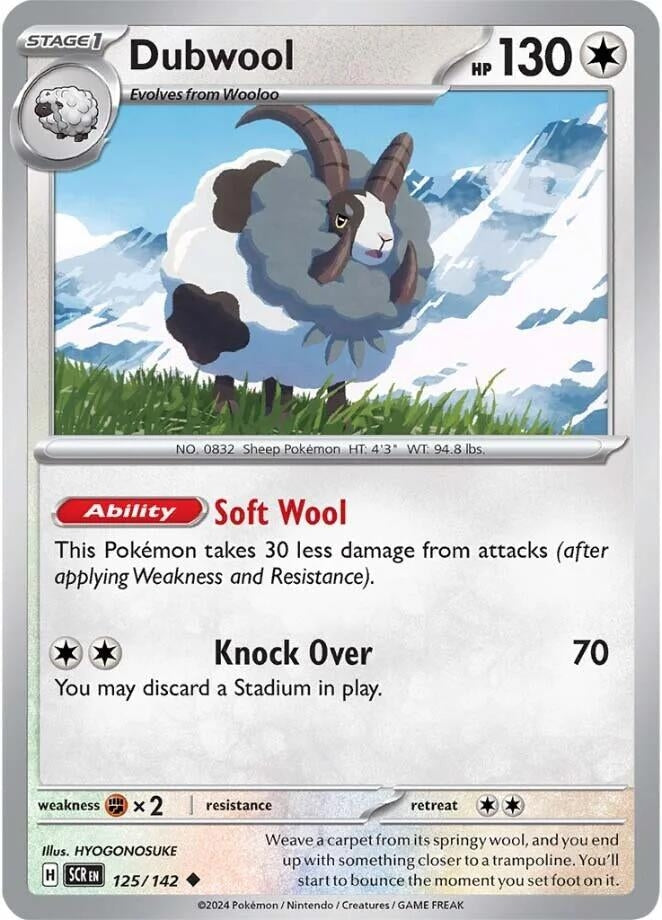 Image for Dubwool (125/142) - Pokemon