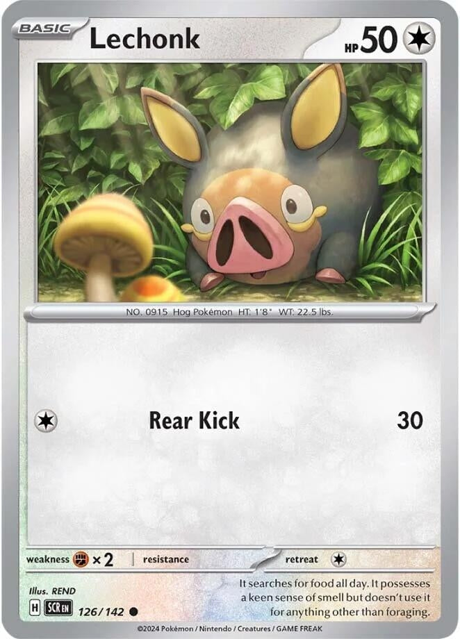 Image for Lechonk (126/142) - Pokemon