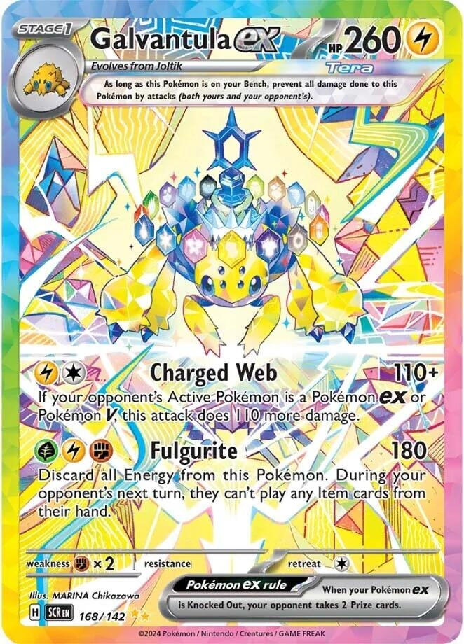 Image for Galvantula ex (168/142) - Pokemon