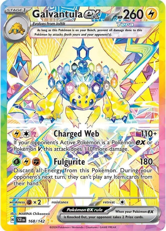 Image for Galvantula ex (168/142) - Pokemon