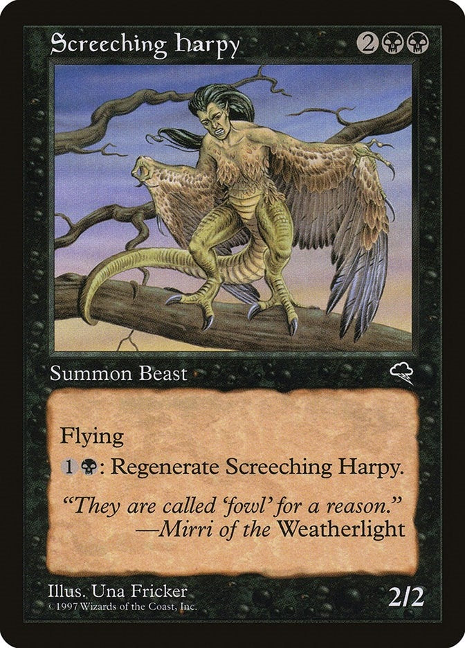 Image for Screeching Harpy (155) - Magic: The Gathering