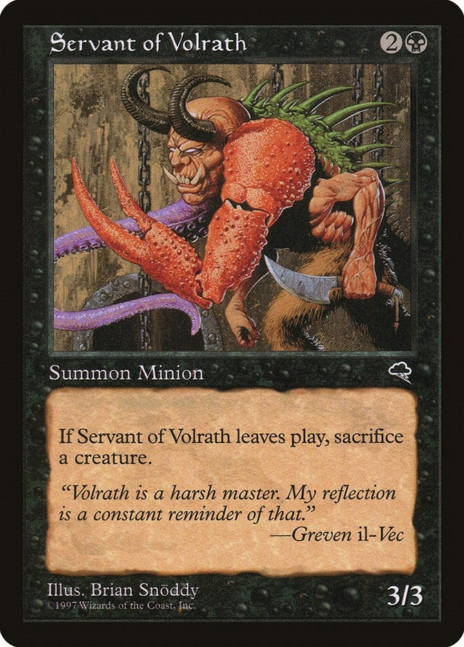 Image for Servant of Volrath (156) - Magic: The Gathering