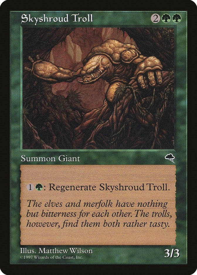 Image for Skyshroud Troll (257) - Magic: The Gathering
