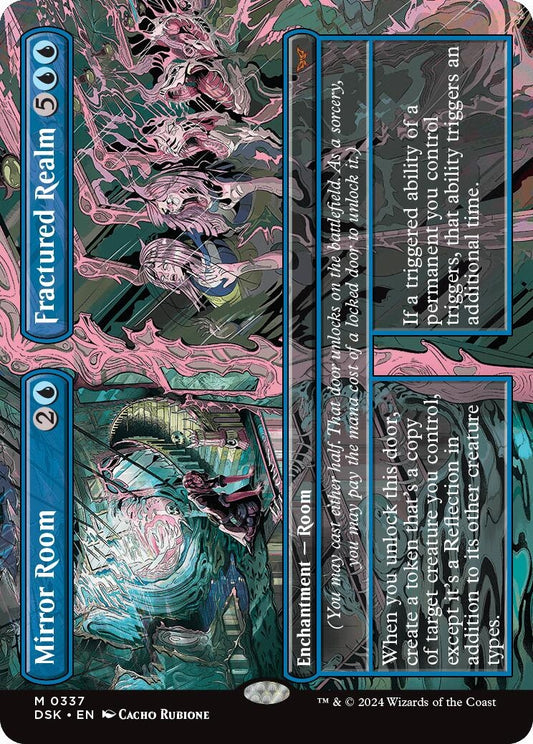 Image for Mirror Room // Fractured Realm (Borderless) (337) - Magic: The Gathering