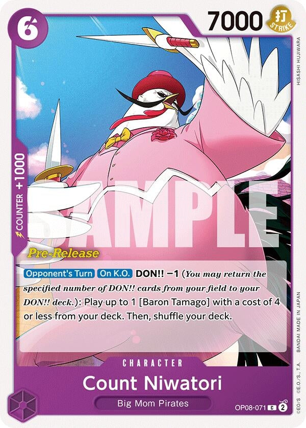 Image for Count Niwatori (OP08-071) - One Piece Card Game