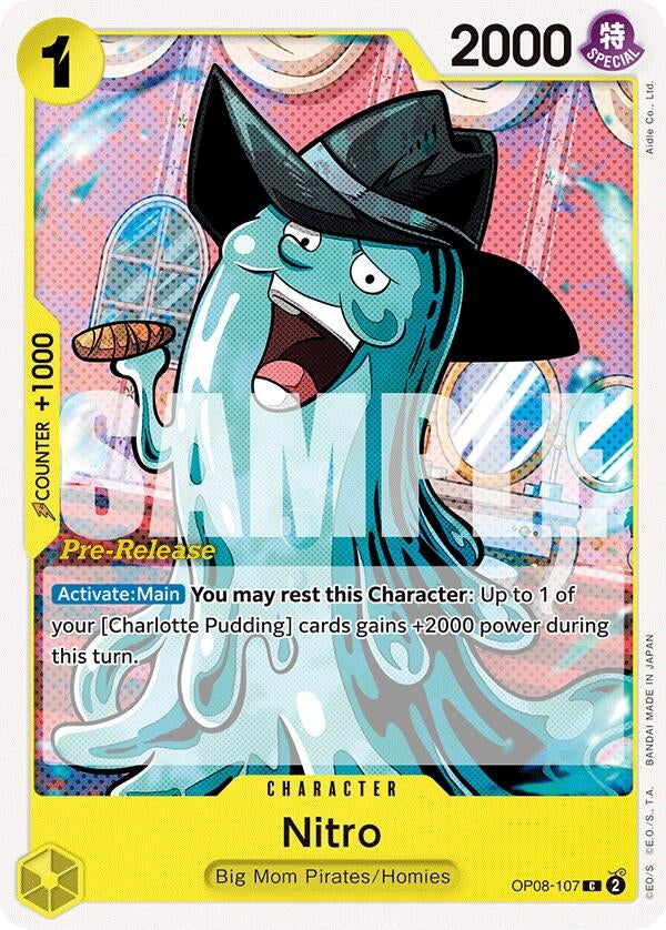 Image for Nitro (OP08-107) - One Piece Card Game