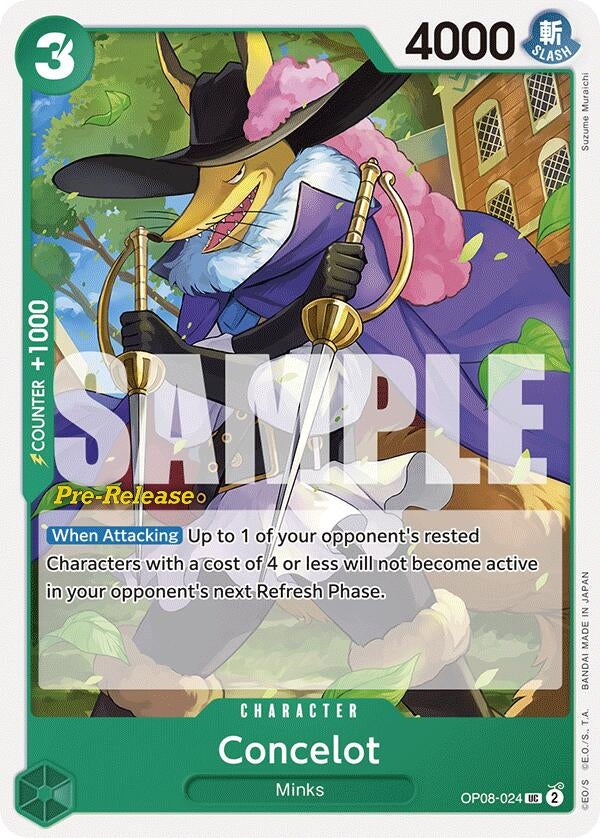 Image for Concelot (OP08-024) - One Piece Card Game