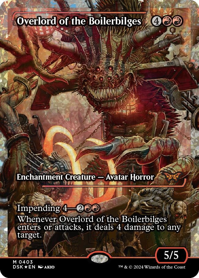 Image for Overlord of the Boilerbilges (Showcase) (Fracture Foil) (403) - Magic: The Gathering