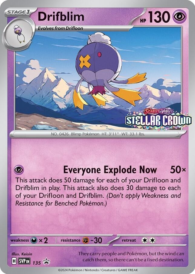 Image for Drifblim - 135 (135) - Pokemon