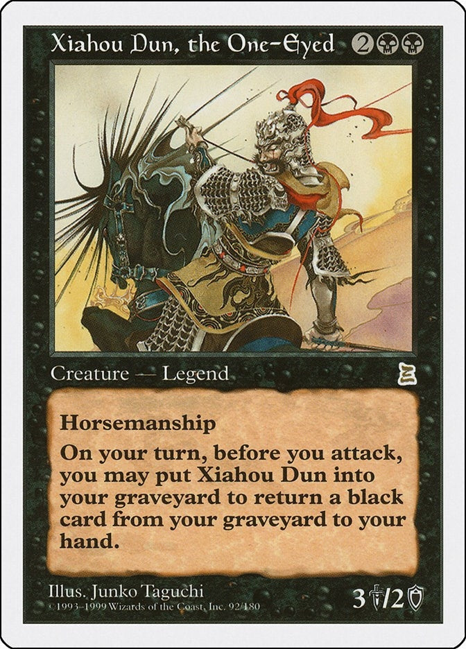 Image for Xiahou Dun, the One-Eyed (92) - Magic: The Gathering