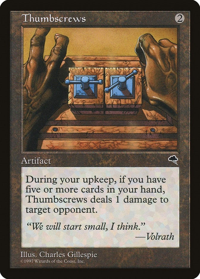 Image for Thumbscrews (312) - Magic: The Gathering