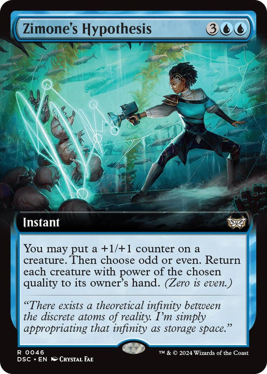 Image for Zimone's Hypothesis (Extended Art) (46) - Magic: The Gathering