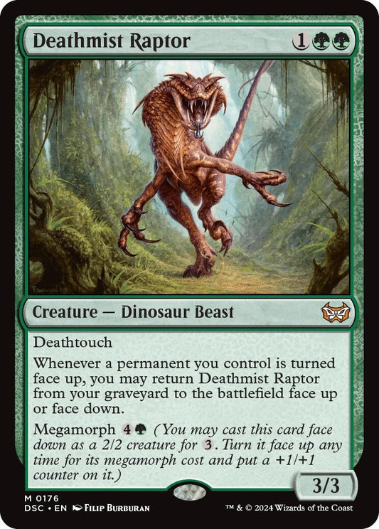 Image for Deathmist Raptor (176) - Magic: The Gathering