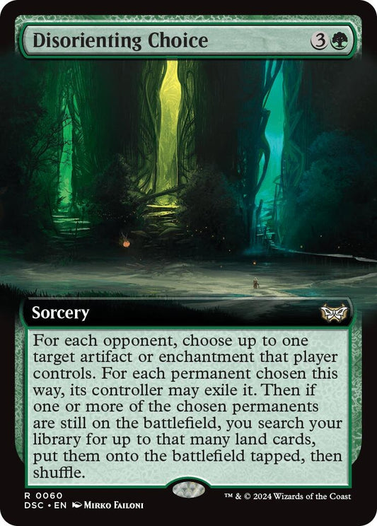 Image for Disorienting Choice (Extended Art) (60) - Magic: The Gathering