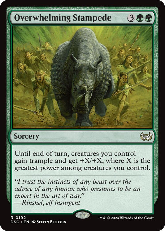 Image for Overwhelming Stampede (192) - Magic: The Gathering