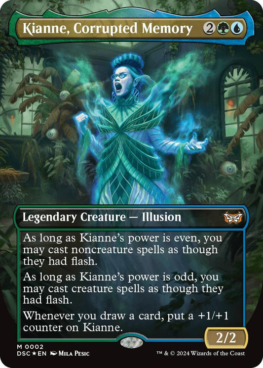 Image for Kianne, Corrupted Memory (Borderless) (2) - Magic: The Gathering